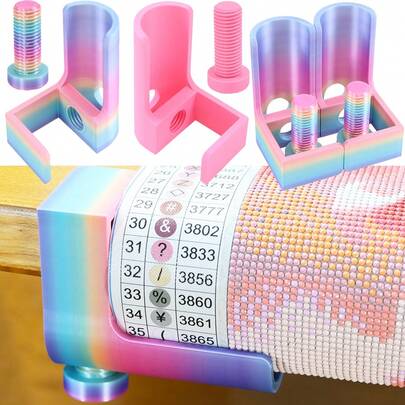 Diamond Painting Canvas Easel Set, Diamond Painting Canvas Scroll Stand, Adult Diamond Painting Kit And Craft Accessories, Gift For DIY Diamond Painting Hobbyists