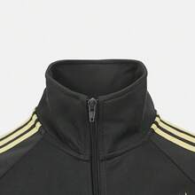 Adidas Men's  LFSTLR Track Top, Liverpool Football Club Casual Culture Jacket Outerwear KC7802 - Black - View 2