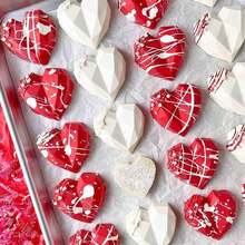 Heart Shaped Silicone Mold, 3D Diamond Heart Chocolate Mold, Soap Mold, Silicone Cake Mold, Mousse Mold, Birthday Wedding Gift - Multicolor - View 6