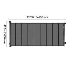 Cancelletto di per bambini - Nero 160 Zoll 41 Zoll mit Glasfaserstreifen - Visualizzare 10