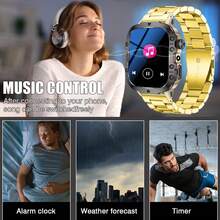 MixtataDi Smart Watch,Wireless Calling /Dial, Various APP Reminders,Suitable For Men And Women,Sports Watches,Information Reminder,For IOS/Andriod - 彩色 - 查看 4