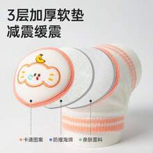 INS Baby Knee Pads, Thin Summer Version, Infant Crawling Knee Protection Sleeve, Toddler Anti-Slip Knee Pads - Multicolor - View 3