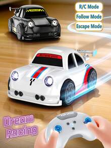 2.4GHz Rechargeable 4WD High Speed Remote Control Drift Car With Intelligent Auto-Follow Mode - Multicolor - View 2