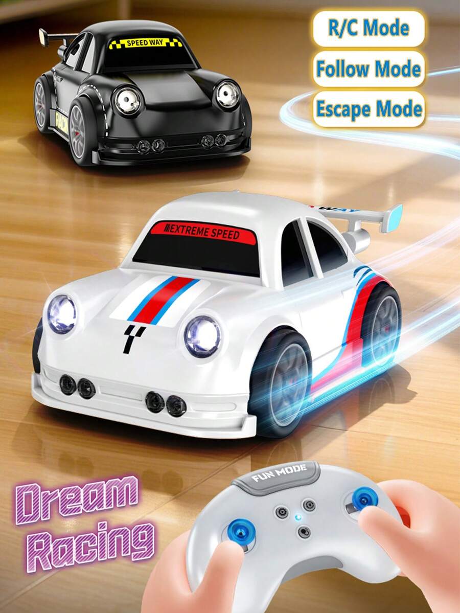 2.4GHz Rechargeable 4WD High Speed Remote Control Drift Car With Intelligent Auto-Follow Mode