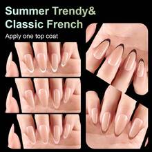 5 Colores Tips Para Uñas Press On Uñas Postizas Decoradas Kit De 150pc - Amarillo Mostaza - Ver 4