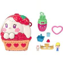 Compact Playset Bunny With Strawberry Basket 4+ - Initial - View 1