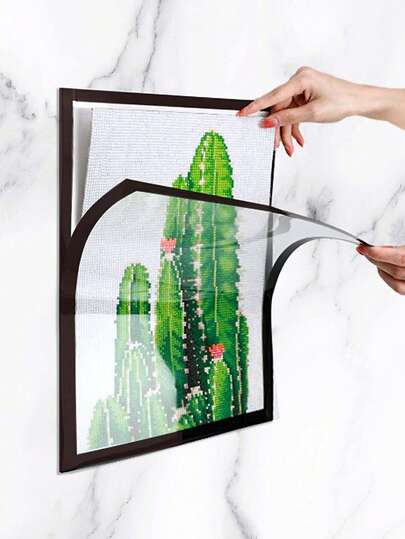 Magnetyczna ramka na zdjęcia A4, rama na plakat, samoprzylepna magnetyczna ramka, magnetyczna rama ścienna, wymienna rama ścienna, magnetyczny stojak na plakaty, stojak na dzieła sztuki, odpowiednia do lodówki, idealna do eksponowania zdjęć