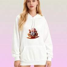 Women Sports Sweatshirts - White - View 2
