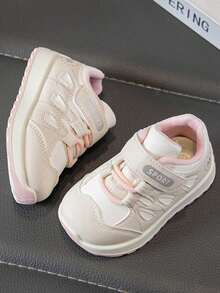 2026 Spring/Autumn New Soft Bottom Non-Slip Toddler Shoes, Lightweight Functional Sneakers For Babies & Kids - Pink - View 4