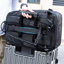 Travel Laptop Backpack, Expandable 30L-60L Vacuum Backpack, Waterproof Lightweight Business Rucksack, Wet Dry Separation, Fits 17.3 Inch Laptop - Dark Blue - View 9