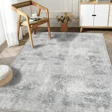 Bedding Large Rugs For Living Room 140x200cm, Modern Boho Washable Area Rug With Non Slip Backing, Soft Short Pile Carpet For Bedroom, Kitchen, Dining Room - Boho Grey - View 11