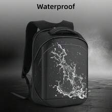 GCCSJ Led Backpack,Laptop Backpack With Programmable Screen, App Control Led Laptop Backpack, Waterproof Led Bag, Travel, Motorcycle Backpack, Unique Gift For Men Or Women,15.6 Inch Laptop (Black) - Black - View 8