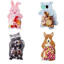 30pcs/Set Cute Easter Bunny Card Candy Bag Set, Including 10 Bunny Cards, 10 Bags, 1 Dot Sticker, Suitable For Party Candy Packaging, Easter Bunny Party Gift Bags, Also Can Be Used For Birthday Gifts, Baby Shower, Back To School, Graduation, Holiday Parties - Multicolor - View 8