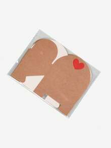 10个复古心形牛皮纸信封，艺术风格心形搭扣礼盒，适用于婚礼、妇女节、母亲节、生日、周年纪念日手写卡片、信件、小礼物包装 - 彩色 - 查看 12