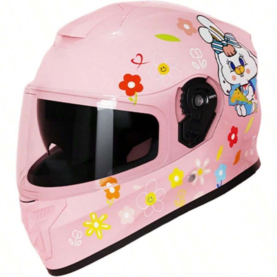 BMX HelmetKid Full Face Motorcycle Hel-Mes for Ages 3-12Dirtbike ATV Bicycle Go-Kart Electric Scooter Hel-Met for Youth Child for Bicycle Moped A3 50-55cm - A3 - Ver 1