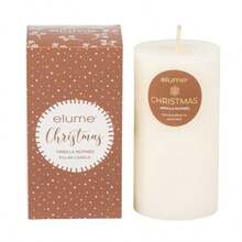 Vanilla Nutmeg Pillar Candle 3-Inch X 6-Inch Size - Cream - View 1