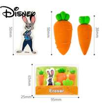 Disney Zootopia Cute Cartoon Carrot 3D Shaped Rubber Set - Multicolor - View 9