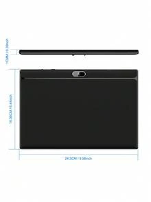 Coopers Máy tính bảng Android 15 10.1 inch, bộ xử lý lõi tứ RK3562 2.0GHz, RAM 8GB (có thể mở rộng 3GB+5GB) + ROM 32GB/Bộ nhớ trong 1TB, 2.5G+5G+WiFi 6, camera 2MP+5MP, pin 6000mAh, hỗ trợ chơi game, máy tính xách tay Android 10 inch/Widevine L1 (không kèm bộ chuyển đổi) - Đen1 - Xem 11