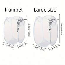 Foldable Laundry Basket, Portable Mesh Dirty Clothes Hamper, Home Storage Basket For Dirty Clothes - Multicolor - View 5