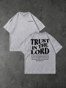 3件装 Zrgoth 男士休闲百搭简约街头字母和英文标语印花短袖T恤 - 彩色 - 查看 6