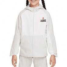Nike 耐克青少年女童经典时尚舒适多功能连帽外套 - 白色 - 查看 1