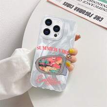 Basic Phone Cases - IMD Feather Shell (Half-layer) Summer Vibes White - View 1