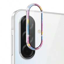 Shiny Pink Lens Film, Compatible With Samsung Galaxy A26/A36/A56, S25 Edge, Shiny Lens Film With Positioning For Easy Installation, High Definition Tempered Glass Anti-Scratch Wear-Resistant Lens Protector, Lens Protection Pad, Lens Protector, Multiple Colors Available: Shiny Pink, Shiny Blue, Silver, Purple, Multicolor Lens Protection Sticker - Multicolor - View 4