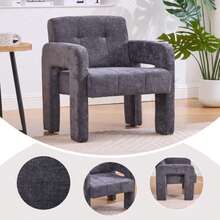 Living Room Chairs - Grey - View 1