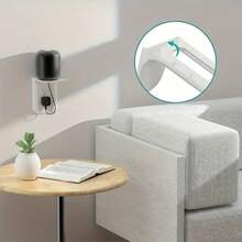 Giá đỡ ổ cắm điện (1 cái/2 cái/4 cái), không cần khoan, giá để ổ cắm gắn tường, giá đựng đồ, giá đựng công tắc, giá đựng đồ nhà bếp, giúp tiết kiệm không gian, có thể chịu tải trọng lên đến 4,5 kg! - trắng - Xem 9