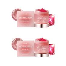 Hoygi Collagen Jelly Cream, Hydrating Moisturizing Firming Delicate Tender Reducing Fine Lines Shrinking Pores Balancing Sebum Water Oil Brightening Facial Skin Improving Dryness Skin Care Cream - Collagen - Xem 14