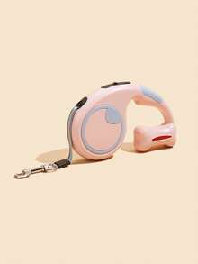 1pc 5m/3 Meters Retractable Dog Leash, One-Button Brake, Auto-Adjustable Length, Built-In Waste Bag Dispenser, Suitable For Medium & Small Dogs Walking - Multicolor - View 17