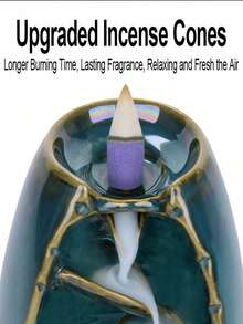 锥形香锥，专为向上扩散而设计，融合了玫瑰、百合、茉莉和薰衣草的芬芳。专为逆流式香炉打造。是冥想和自然瑜伽练习的理想之选，也适用于斋月装饰和斋月香薰。香锥需搭配瀑布式香炉使用（香炉需另购）。 - 多樣化香味 - 查看 6