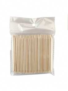 65mm/75mm/95mm/105mm/11.4mm/12.7mm/15mm/17.8mm 橙木棒，点钻美甲工具，角质层推棒，美甲美容木棒，尖头和斜头 - 杏色 - 查看 2