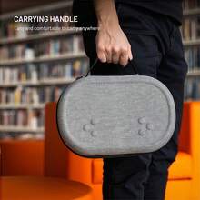 Tas Pelindung Headset VR yang Kompatibel dengan Me.Ta Quest 3 / 3S / 2, Tas Penyimpanan Perjalanan Hard Shell dengan Kantong Jala, Kotak Pelindung Tahan Guncangan untuk Aksesori Headset VR, Penyimpanan untuk Perjalanan dan di Rumah - MultiWarna - View 5