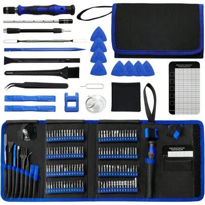 Precision Screwdriver Set, Professional 115 In 1 Magnetic Repair Kit Computer, Mobile Phone, Laptop, Tablet, Game Console, Watch, Camera, Eyeglasses, Electronics, Projects, Etc