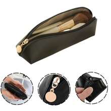XGTB de aje de maquillaje b de maquillaje portátil para mujeres b de piel con cierre b de éticos pequeña b de cepillo para polvo de - como en la foto - Ver 5