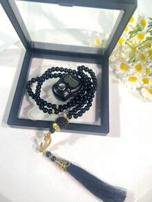 1pc Floating Box Packaging Ring Counter, Rosary Bracelet Set With Ring Counter, Muslim Prayer Bracelet - Multicolor - View 17