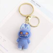 韩流女团心形项链吊坠，跨境热销配饰，卡通心形吊坠毛衣链，韩流女团粉色手链配饰，女孩礼物，跨境动漫周边，植绒韩流女团钥匙扣，娃娃包挂饰，创意小礼物吊坠 - 彩色 - 查看 8