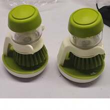 1/2pcs, Pot Brush With Soap Dispenser,Multi-Functional Kitchen Cleaning Brush With Stand, Dishwashing Brush, Kitchen Scrub Brush, Pans And Pots Brush, Kitchen Sink Countertop Scrub Brush, Cleaning Supplies, Cleaning Tool - Multicolor - View 9