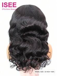 ISEE Tóc giả Hair Wear And Go Glueless Ocean Wave 6*4 HD Lace Wig 16-30 Inch 180% Density Pre-Plucked Hairline & Pre-Cut Lace Ready-to-Fraume Hair Unprocessed Human Virgin Hair Natural Look Multi-Style 100% Human Hair Wig - SNatural - Xem 4