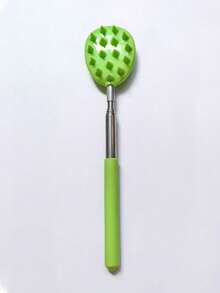 可伸缩仙人掌背部按摩器，配有 1/4 英寸和 1/2 英寸可伸缩尖刺 - 男女通用，高强度 PVC 材质，单手操作，长度可调节，便携式背部按摩器，适用于床上、沙发上、旅行中 - 耐用的仙人掌造型设计