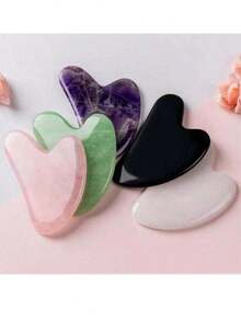 3pcs Face Massage Gua Sha Tools Set, Includes Gua Sha Scraper, Suitable For Face And Neck Massage - Mother's Day Gift - Facial Care Gift, Beauty, Skincare, Spa, Self-Care, Skincare Tools, Facial Care, Beauty Therapist Supplies, Massage, Facial Massage Tools, Face Roller - Multicolor - View 11