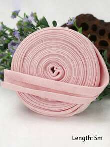 10码预折叠斜纹滚边条，适用于缝纫、折叠松紧带、工艺品和家居装饰，用途广泛，可用作布料边缘装饰和服装点缀、缝纫饰边、工艺用品，质地光滑，适合DIY项目 - 多色 - 查看 13