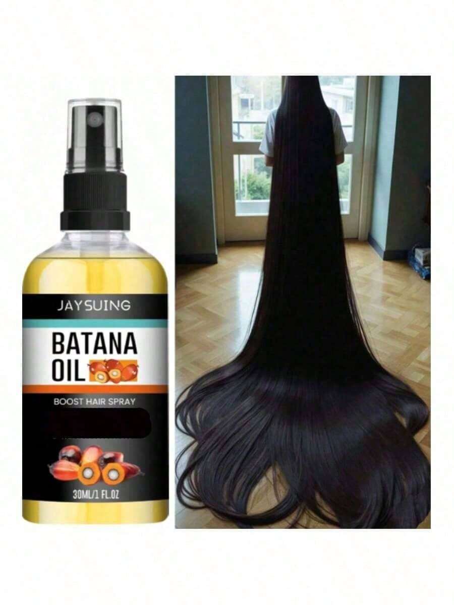 30ml Hair Thickening Spray With Plant-Based Extracts For Thinning Hair - Deep Moisturizing Scalp Treatment Strengthens Roots, Reduces Hair Loss & Boosts Growth For Fuller, Soft Hair,Gifts For Men And Women Suitable For Christmas, Valentine's Day, New Year's Day, Birthdays, Weddings, And Parties,Hair Oil,Makeup,Quick Ship Items,Free Shipping - 黑色 - 查看 1