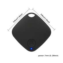 Localizador GPS Anti-Pérdida, Diseño Compacto, Accesorios para Mascotas, Colgante Portátil Antirrobo, Artefacto Anti-Pérdida, Posicionamiento de Artículos, Ubicación en Tiempo Real, Seguimiento Preciso, Ultra-Larga Distancia, Batería de Larga Duración - Negro - Ver 10