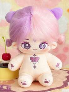 1Pc 20cm Kawaii Plush Cotton Doll Idol Stuffed Star Figure Dolls Twelve Constellations Doll For Girs Kids Gift Wearable Clothing Dress Up Gift - Multicolor - View 8