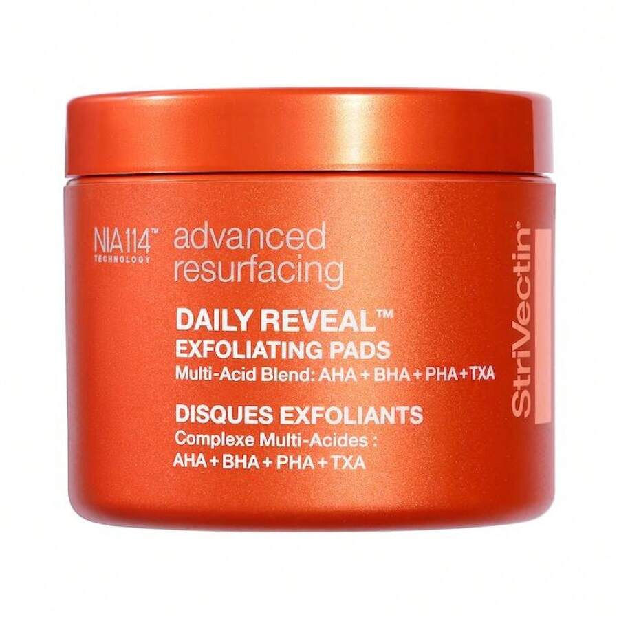 StriVectin Daily Reveal ™ Exfoliating Face Pads With AHA + BHA + PHA + TXA - 60 Pads - 1 - Xem 1