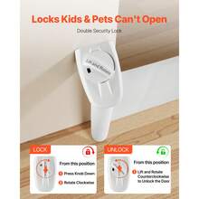 Baby Protection Gate - Weiß 71 Zoll Teleskop 33 Zoll - 查看 5