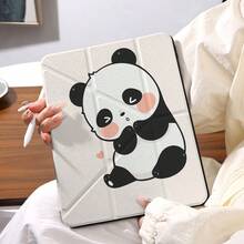 360°旋转iPad保护壳，Y型折叠支架，高清UV印刷，兼容iPad 11（2025款）、iPad Air 11/13（2025款M3）、iPad Air（M2）11/13英寸、iPad Air 4/5/6 10.9英寸、iPad Pro 11英寸、iPad Pro 12.9英寸、iPad 10.2英寸、iPad第九代/第十代及其他多种型号，保护套设计，支持多角度调节，六向支架摆放，内置笔槽，透明后盖，防摔保护，自动唤醒/睡眠功能 - 彩色 - 查看 5