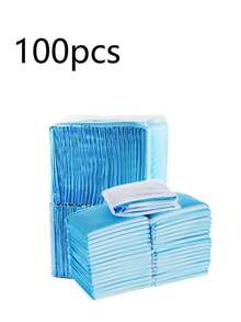 Disposable Pet Pee Pads For Small Dogs/Cats (≤10kg) - High Absorption Moisture Lock Deodorization Training Mats - 藍色均碼 - 查看 13